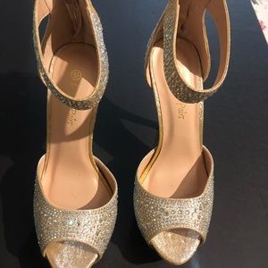 Sparkly heels